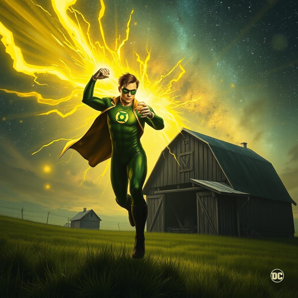 Sinestro Corps Assassin Battles Green Lantern for M'Kraan Cr...