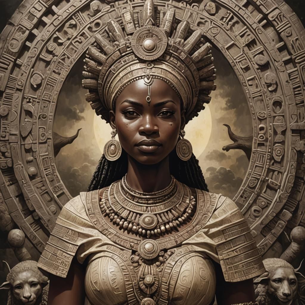 Nana Buluku: Supreme African Goddess Portrait