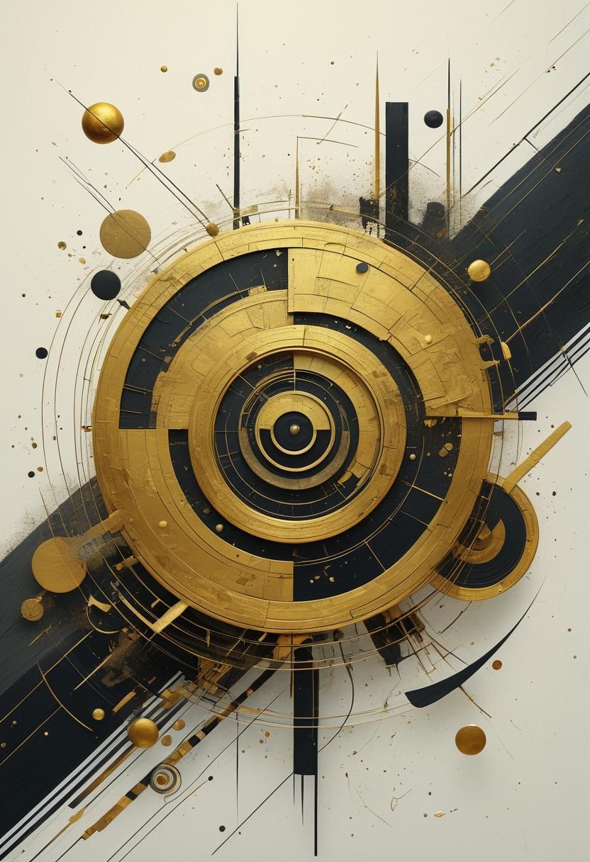 Surreal Golden Landscape Unveiled in Hyperrealistic Detail