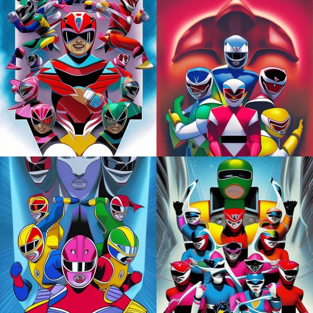 Power Rangers Comic Book Art by Mark Brooks