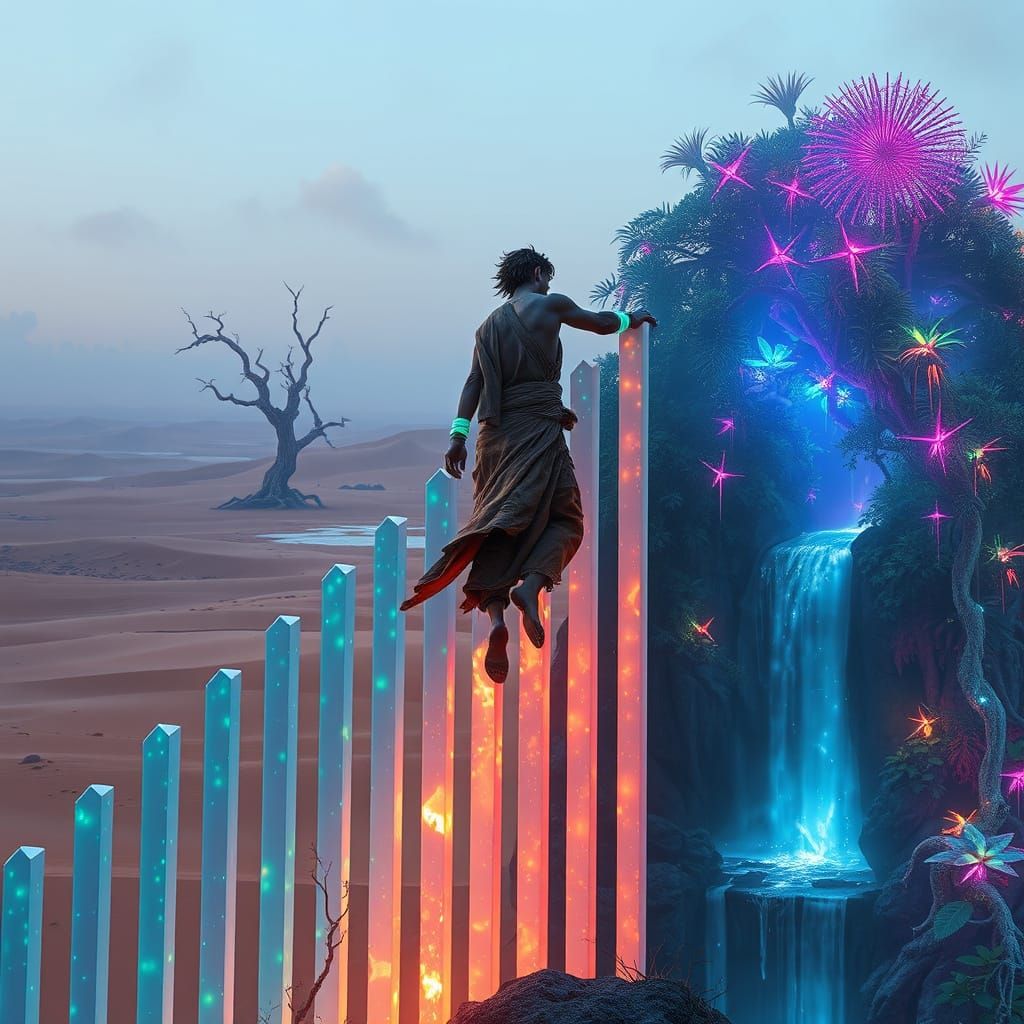 Divided Worlds: Metamorphosis at the Glowing Fence