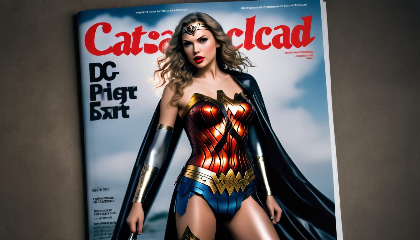 Wonder Woman as Gothic Heroine on Magazine Cover