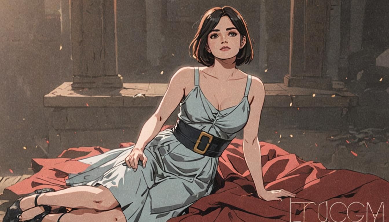 Ezra Scarlett as Lucy Hale: Manga Scan Art