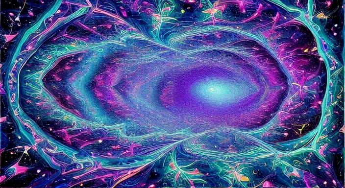 Mesmerizing Star Network Tunnel with Dynamic Lighting