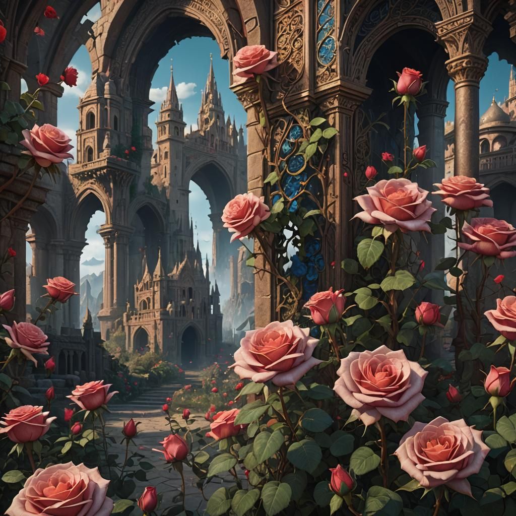 Algamar Roses: Detailed Fantasy Concept Art