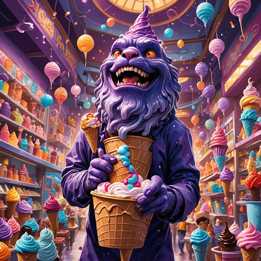Purple People Eater's Candy Shop Fantasy