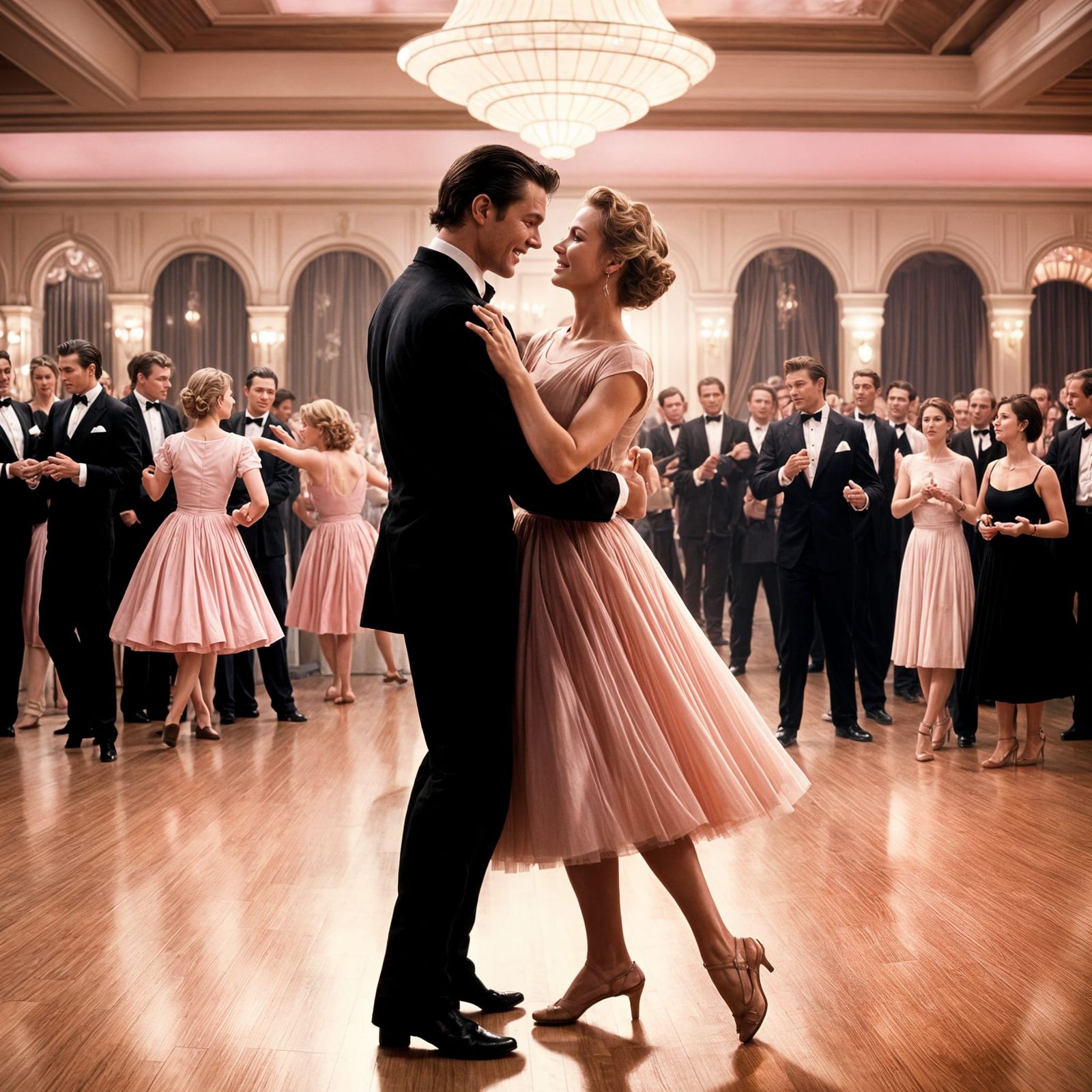 Johnny and Baby Dancing in Dirty Dancing Style