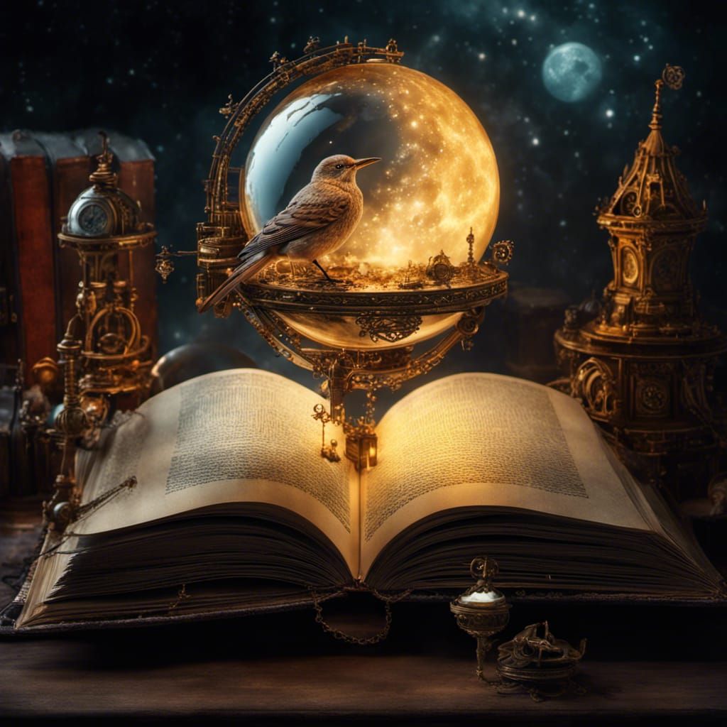 Steampunk Worlds Emerge from Open Book