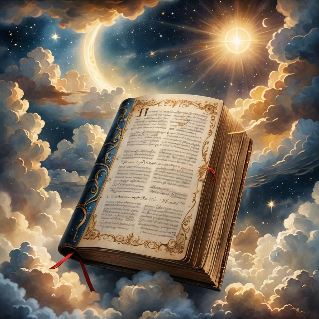 Illuminated Manuscript Bible with Christmas Story