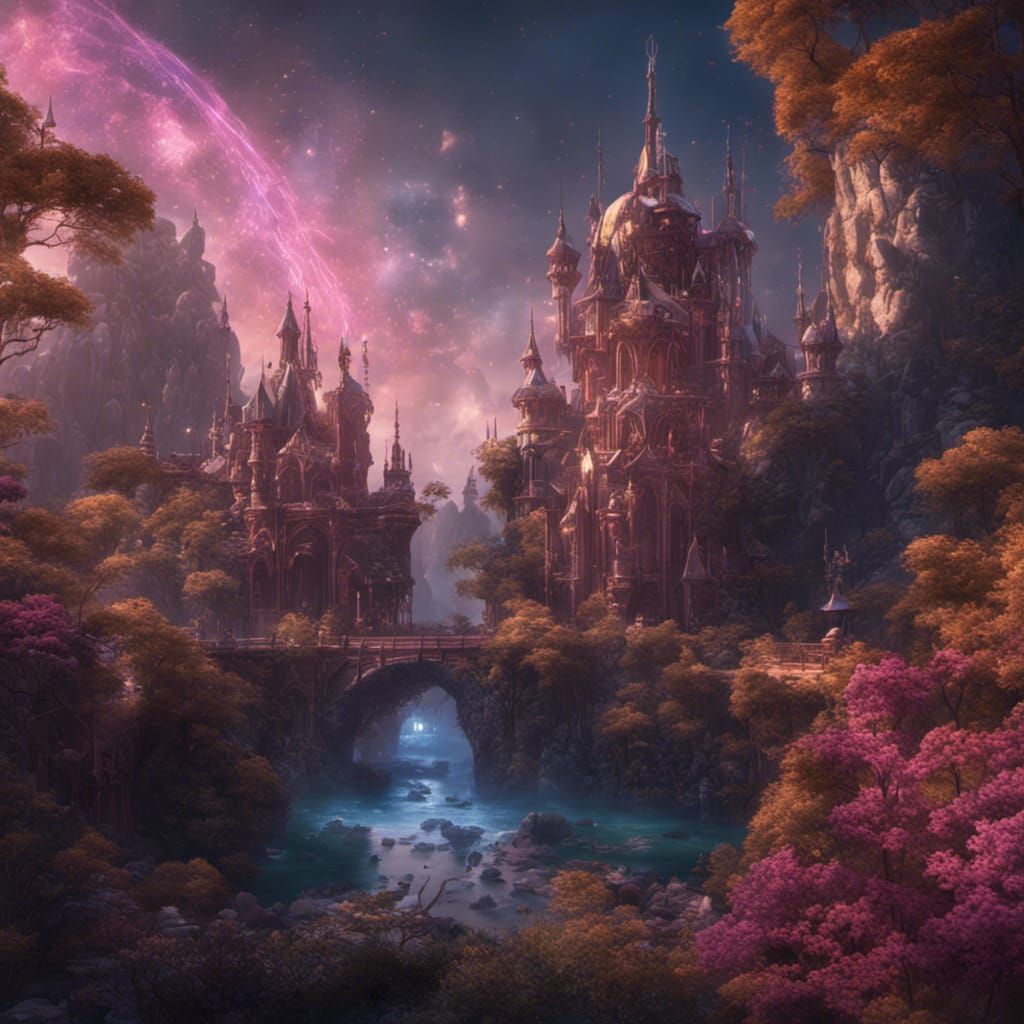 Fantastical Matte Painting in Unreal Engine 5