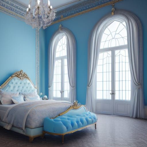 Opal French Bedroom in Hyperrealism