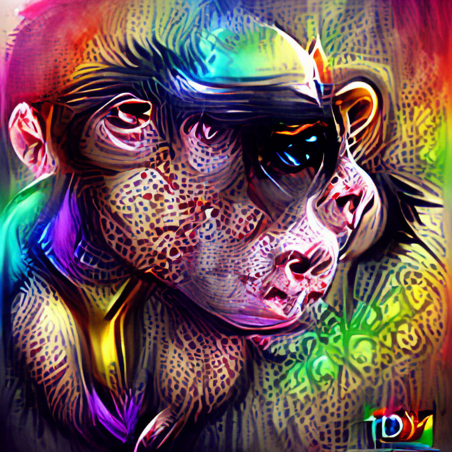 AI Image of Monkeys