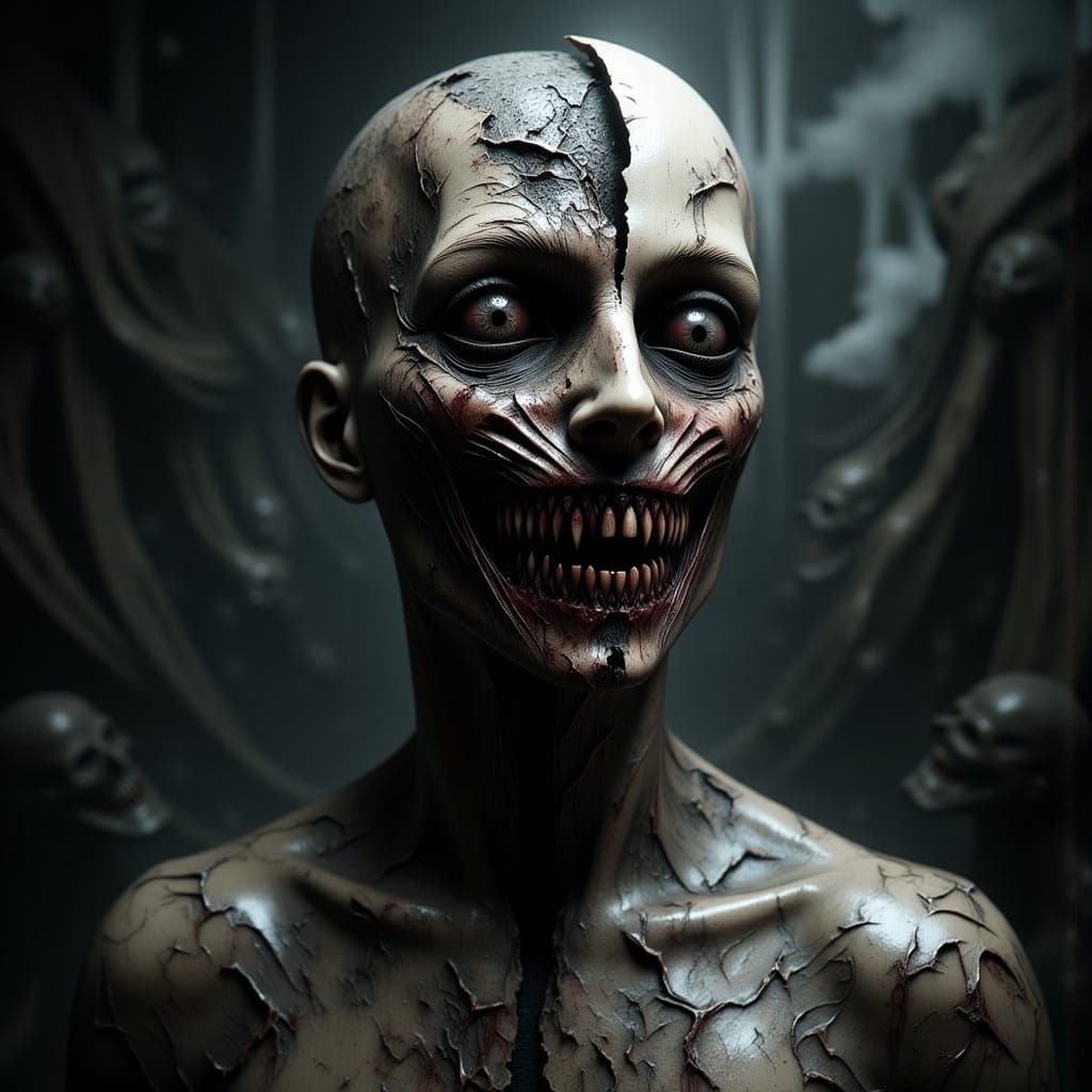 Macabre Bronze Statue Evokes Silent Hill's Dark Atmosphere