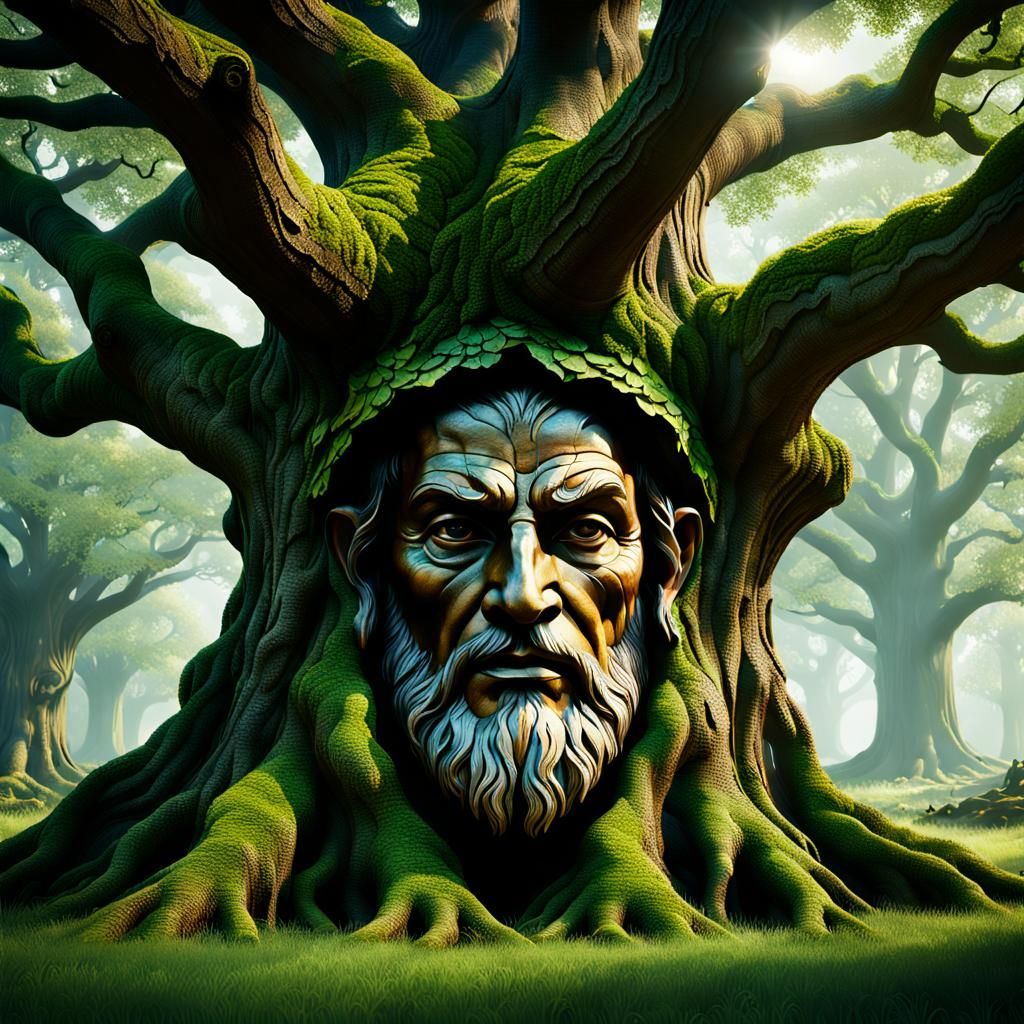 Mystical Bard's Hideaway Beneath Druid Oak