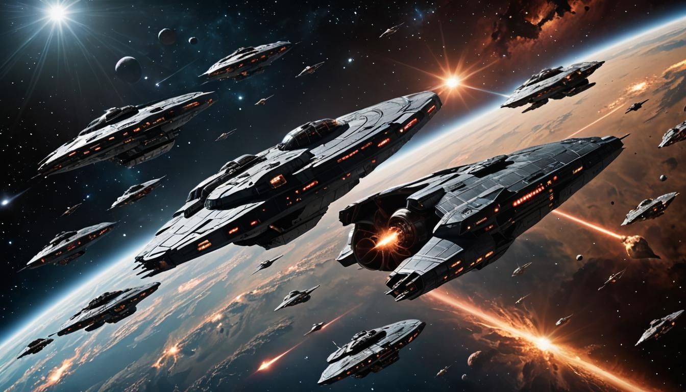 Battlestar Galactica Fleet's Epic Space Trek