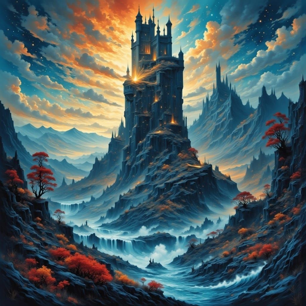 Towering Ivory Tower in Epic Style