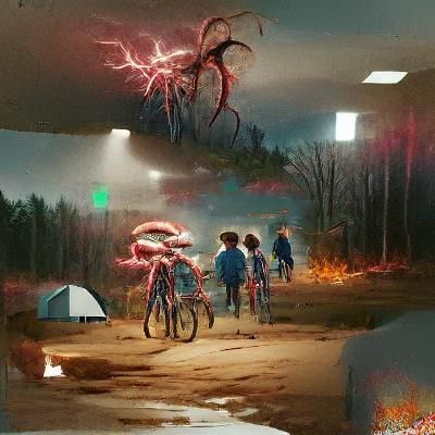 Demogorgon Digital Art: Stranger Things Monster