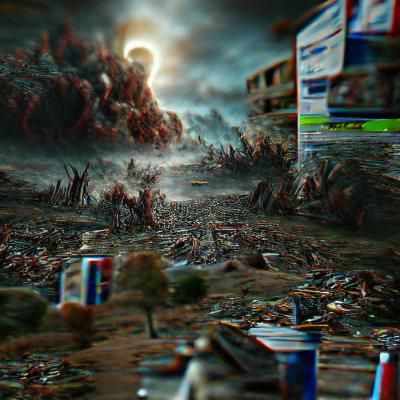 Apocalyptic Scene in 3D