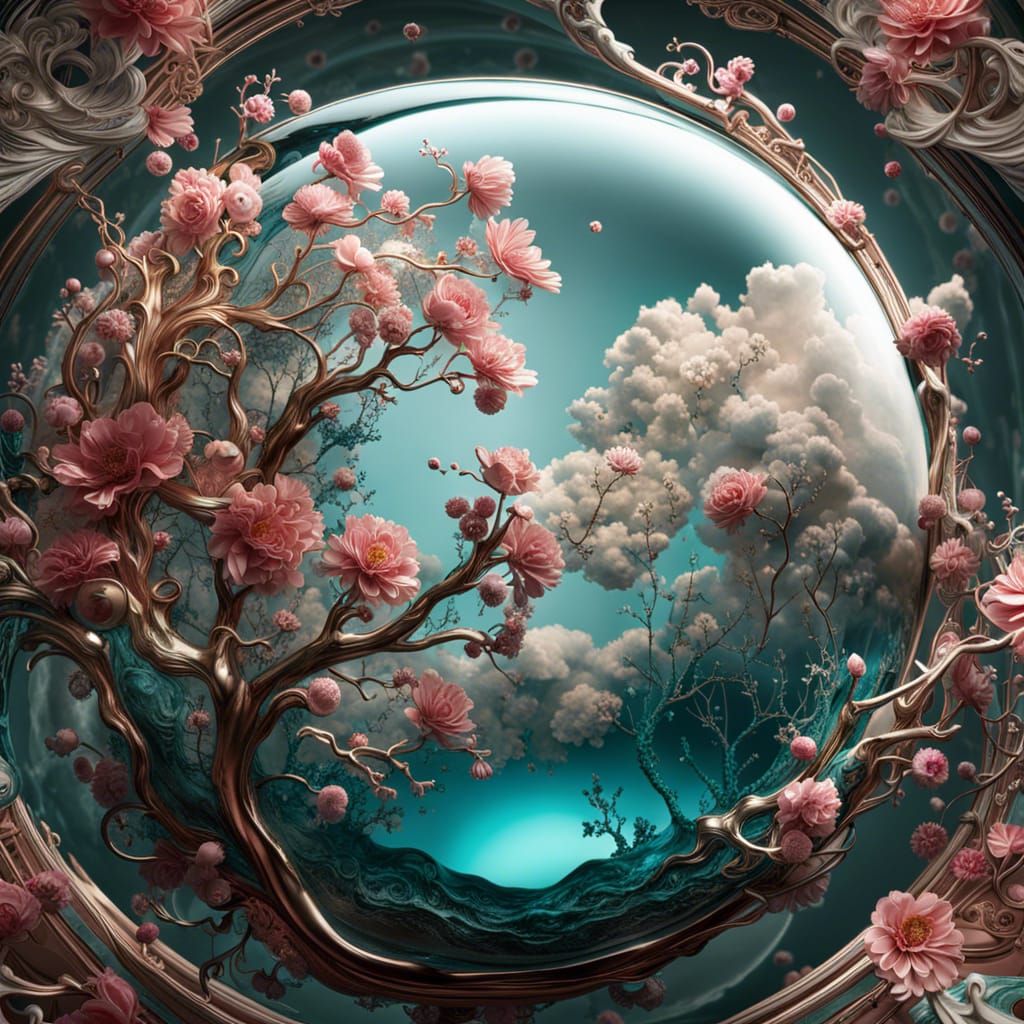 Intricate Glass Moon, Alberto Seveso Style