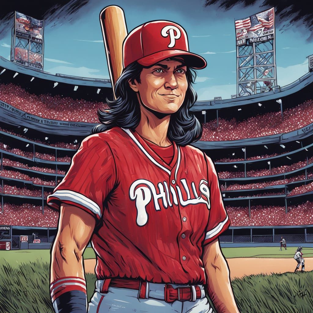 Nikki Haley as Phillies Baseball Icon
