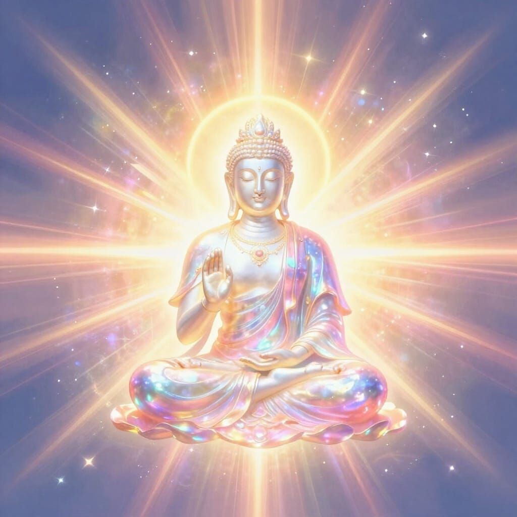 Radiant Pearl of Compassion Emanating Healing Light