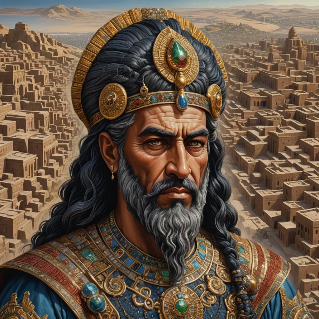 Ancient Royal God Unveiled in Stunning Babylonian Portrait