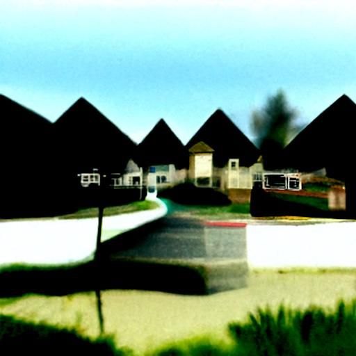 AI Generated Image of Suburbs