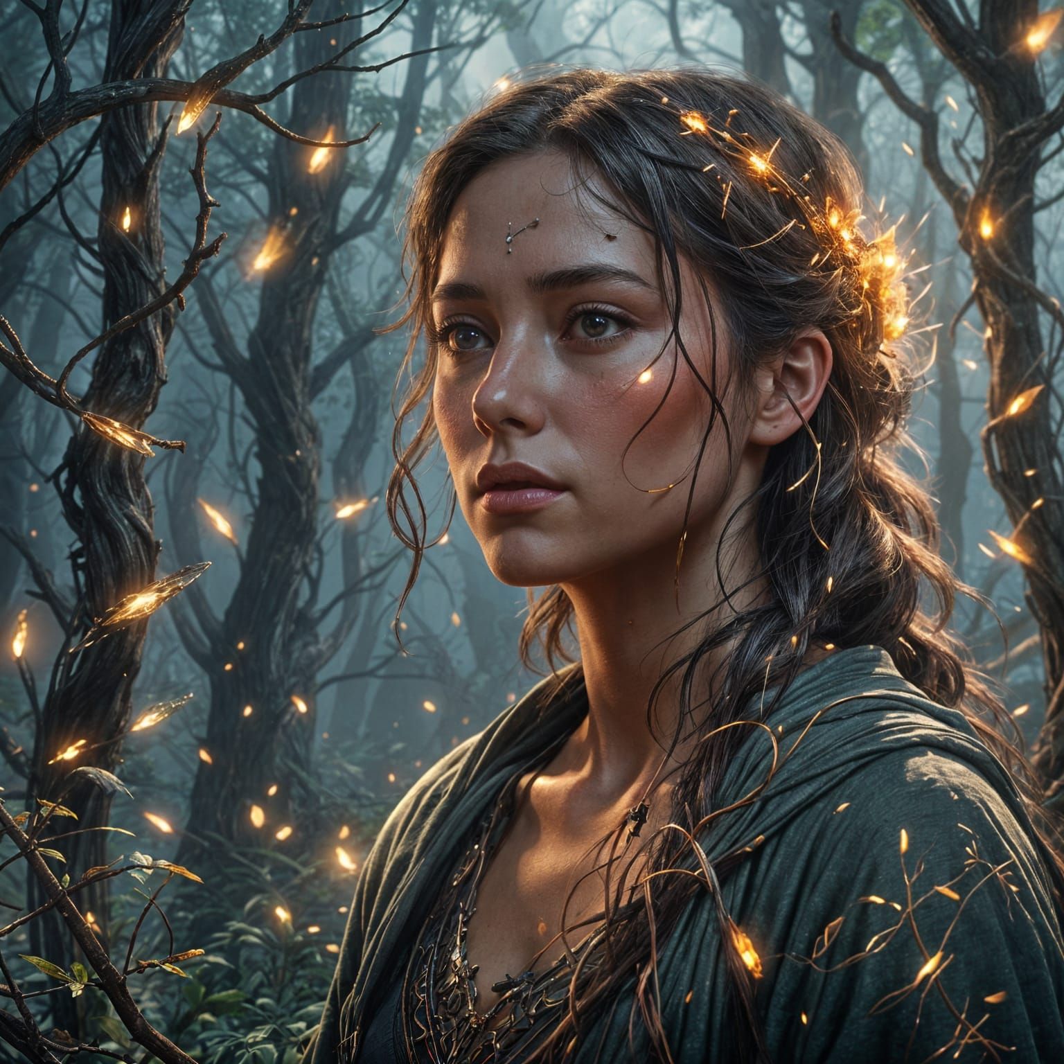 Fantastical Matte Painting with Deep Colors