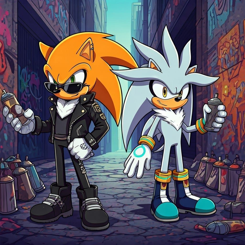 Scourge and Silver Explore Urban Street Art