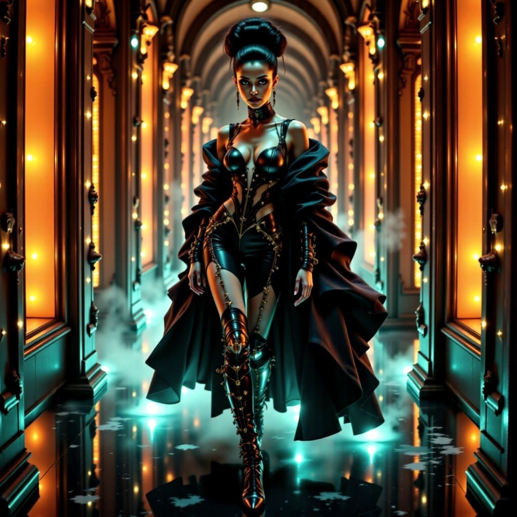 Hyperrealistic Sci-Fi Meets Baroque Couture in 8K