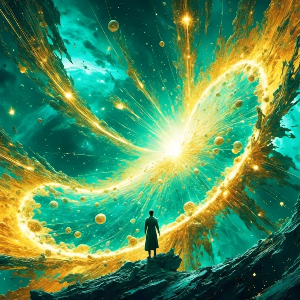 Biblical Rapture Scene in Dramatic Style