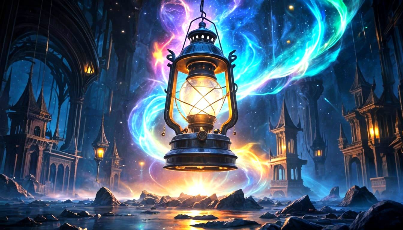 Magical Lantern Kingdom in a Dark Void