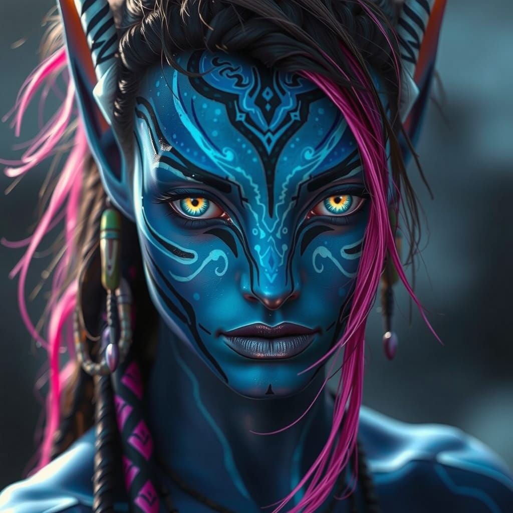 Na'vi Princess Neytiri in Ethereal Splendor