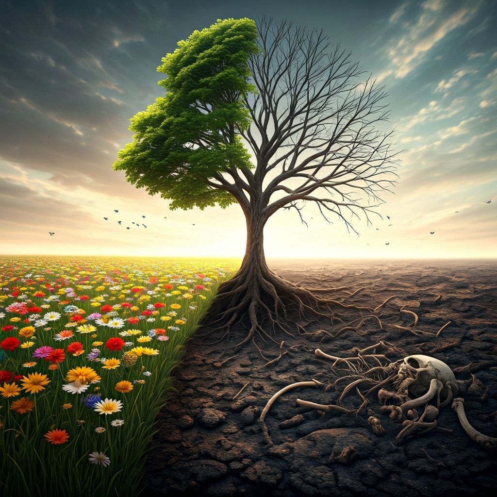 Surreal Meadow of Life and Decay