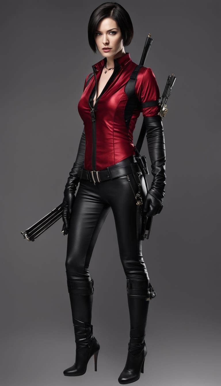 Ada Wong from Resident Evil in Stunning Cyberpunk Attire