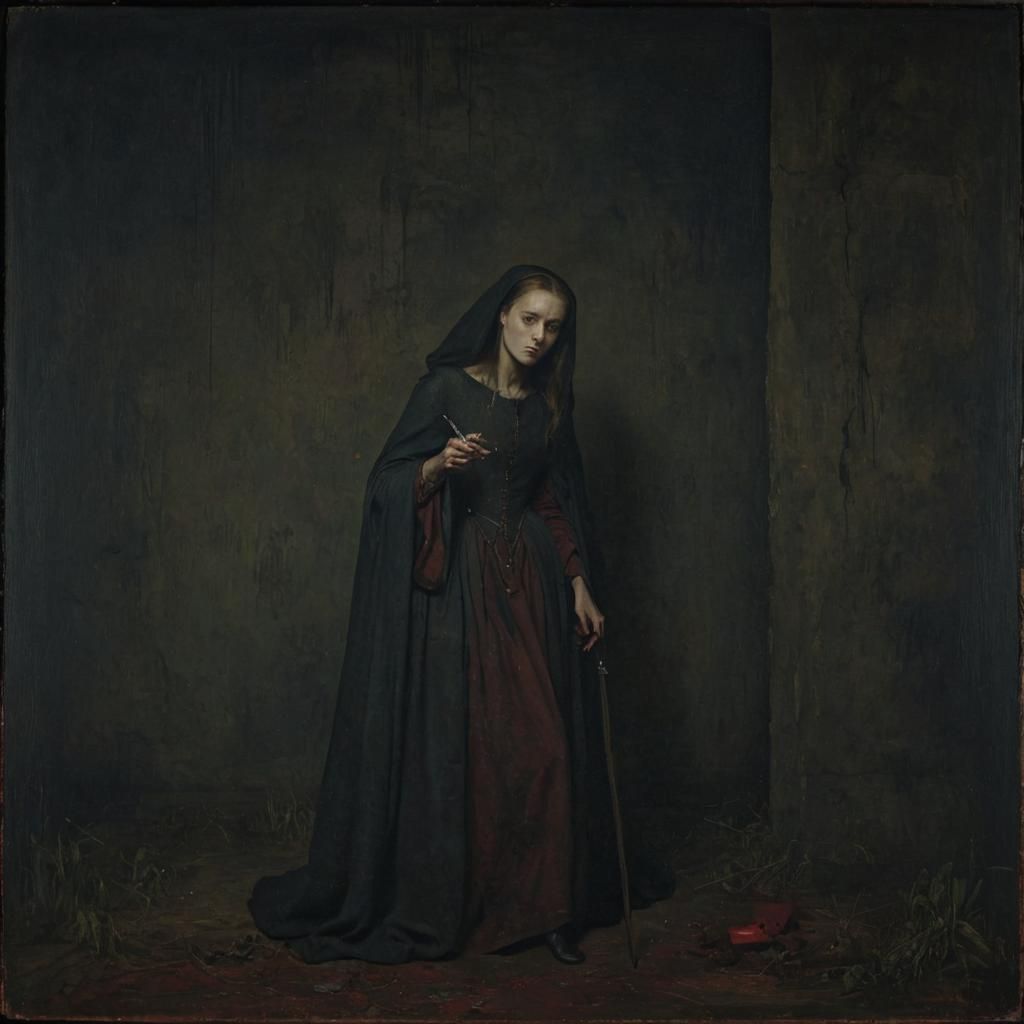 Medieval Vampire Hunt in Northern Renaissance Style