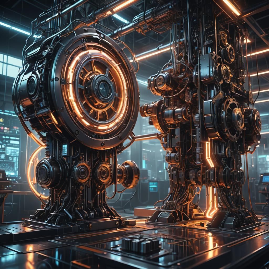 Futuristic Machine Generates Inventions in Sci-Fi Lab