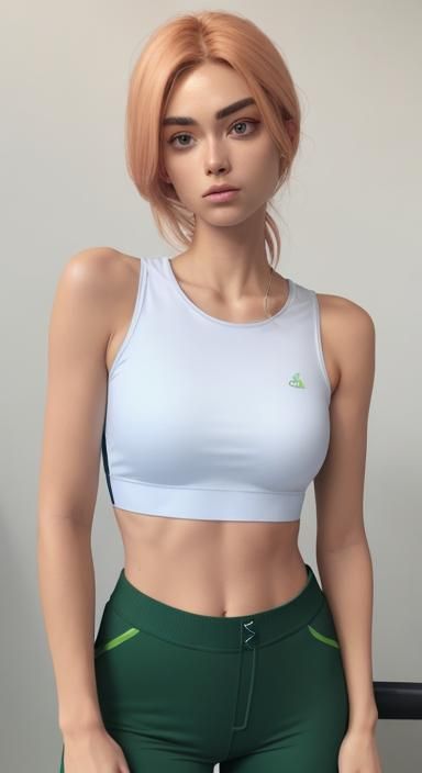 T-Shirt Slip Revealing Shoulder in Cartoon Style