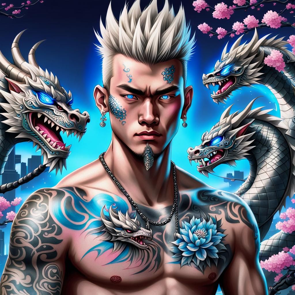 the proud tattooed samurai