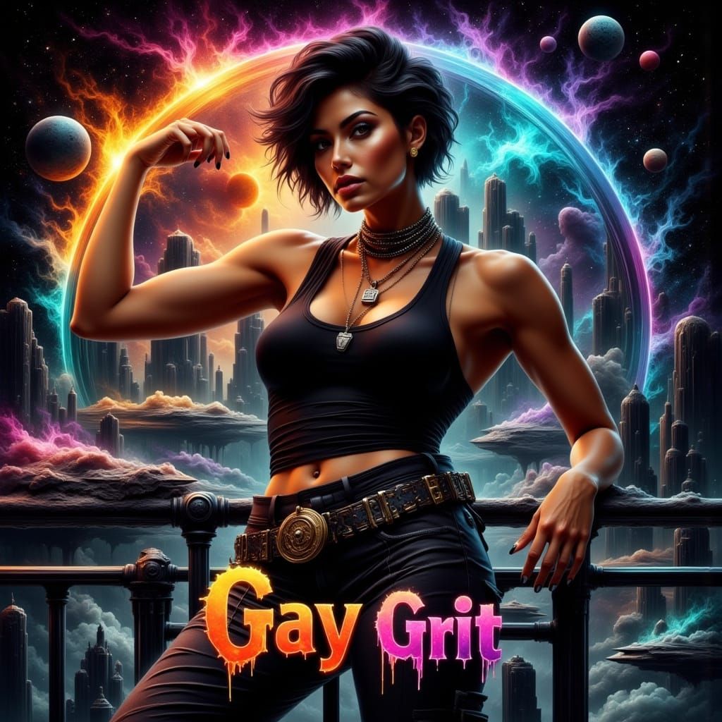 Ethereal Magic in Darkened Grunge Aesthetic