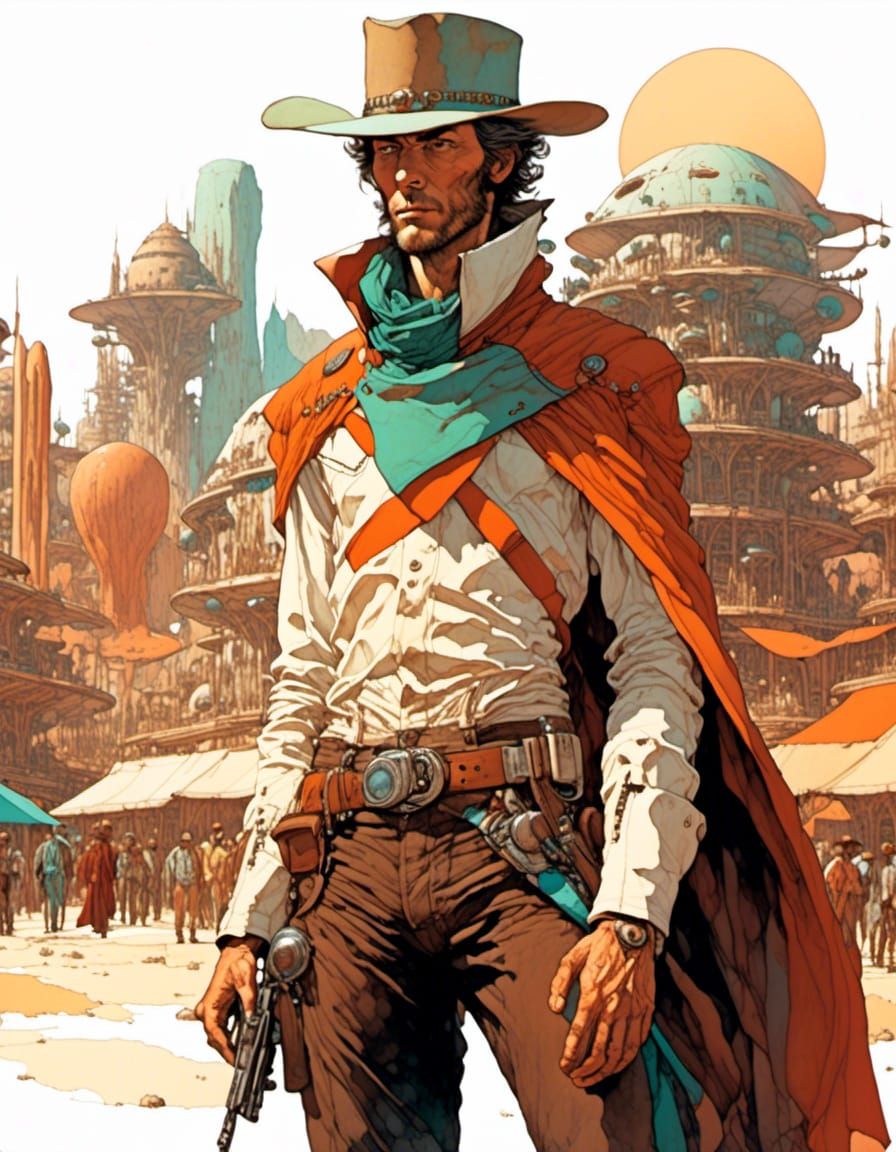 The space cowboy, at New Frontier ! The wildest City in the ...