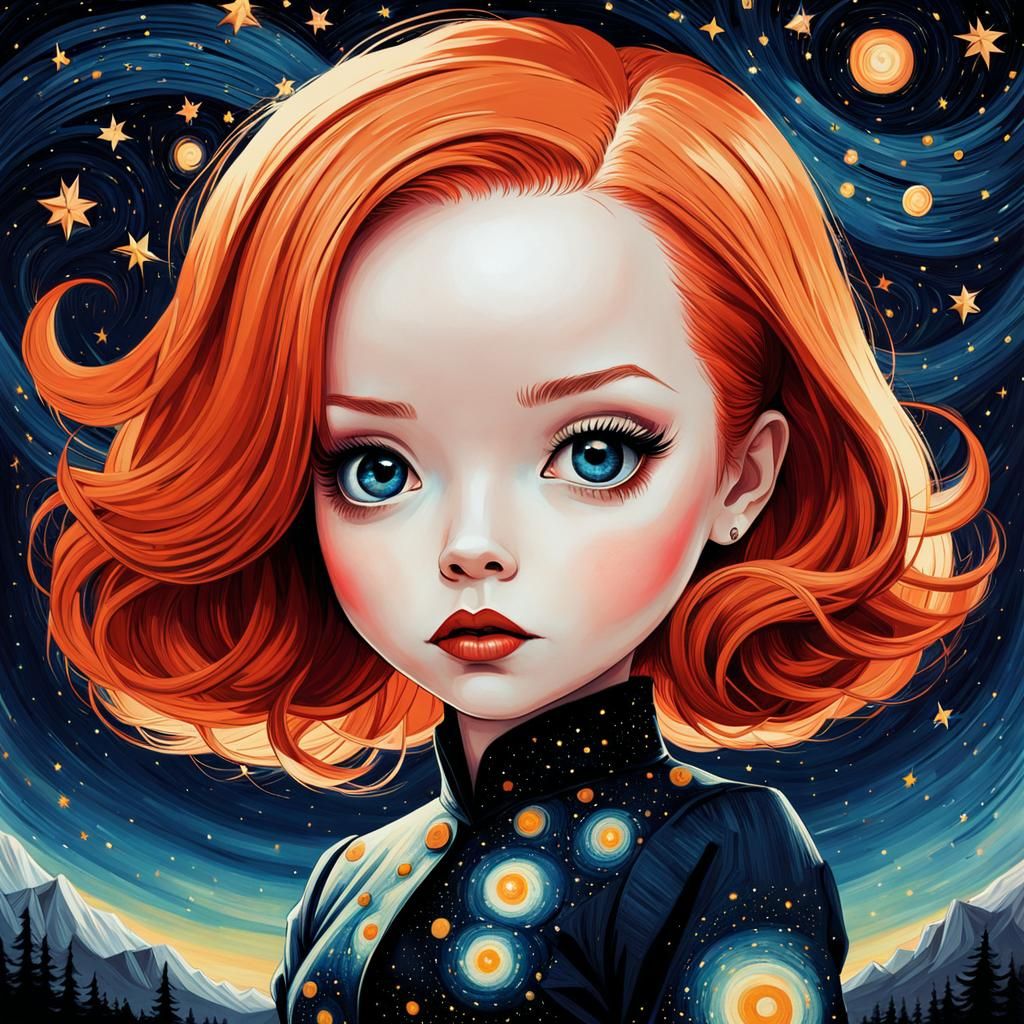 an adorable chibi Shirley Manson