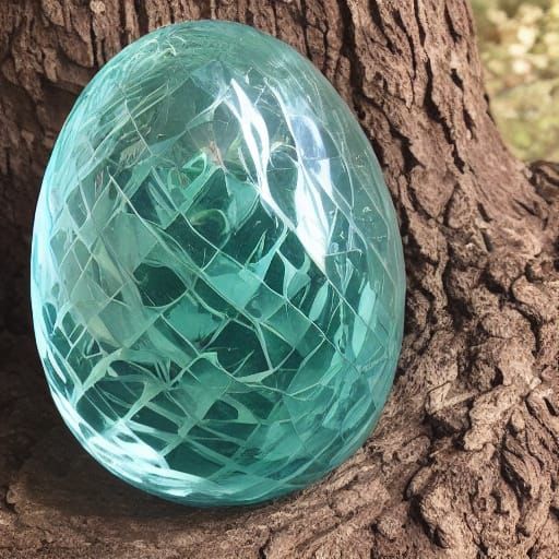 Dragon Hatchling Emerges From Egg in Enchanted Forest
