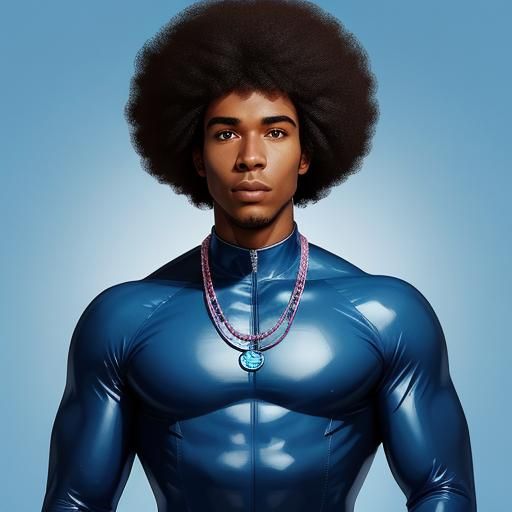 The Rubber-Suit Heroes: Blue Rubber Man