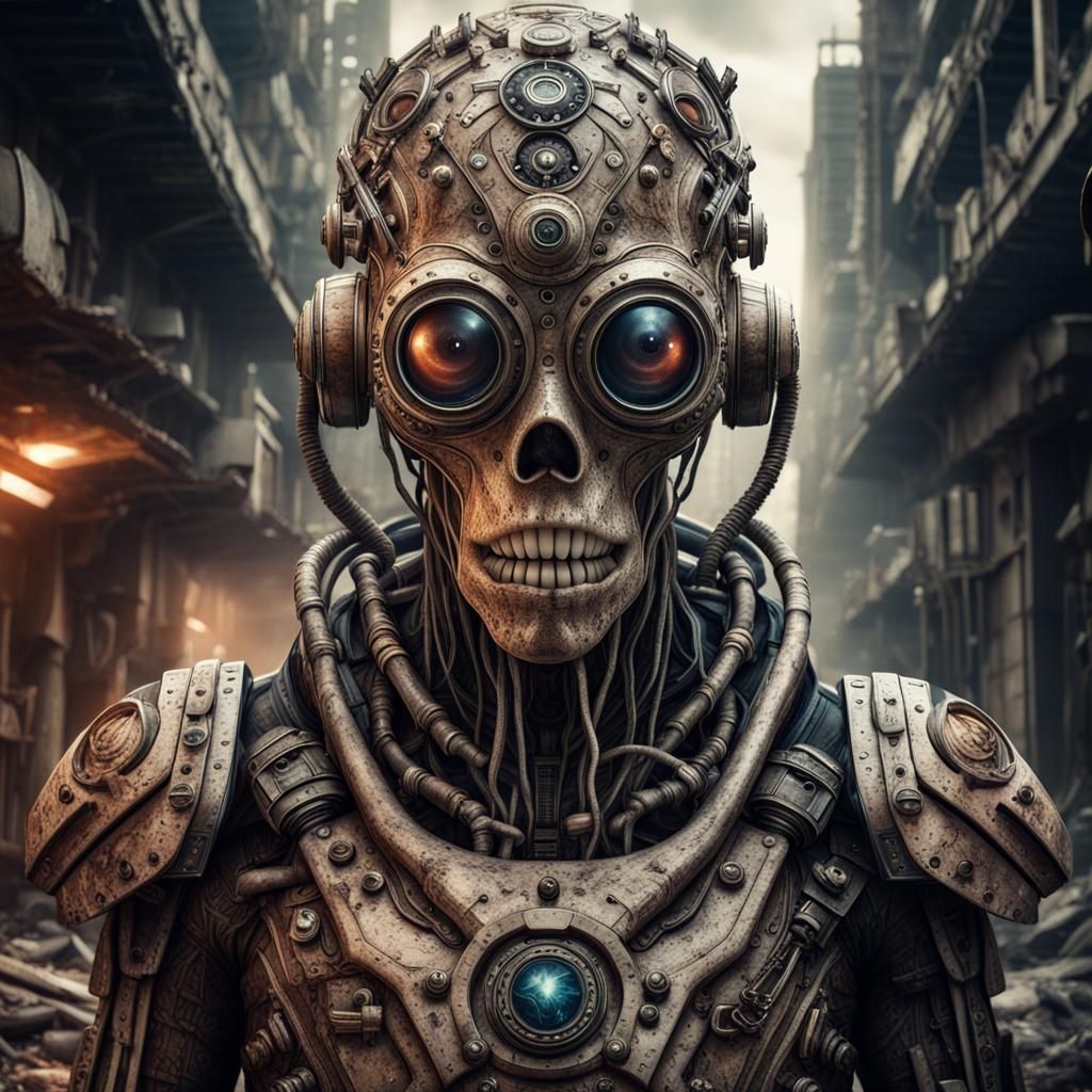 Cosmic Post-Apocalyptic Anthropomorphic Fantasy Poster