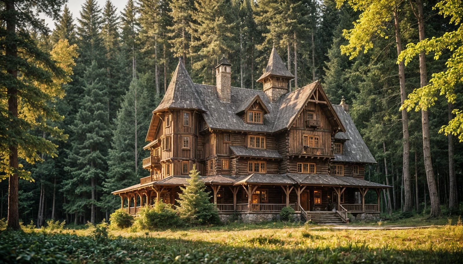 Warm Woodland Cabin in Fairytale Style Photography