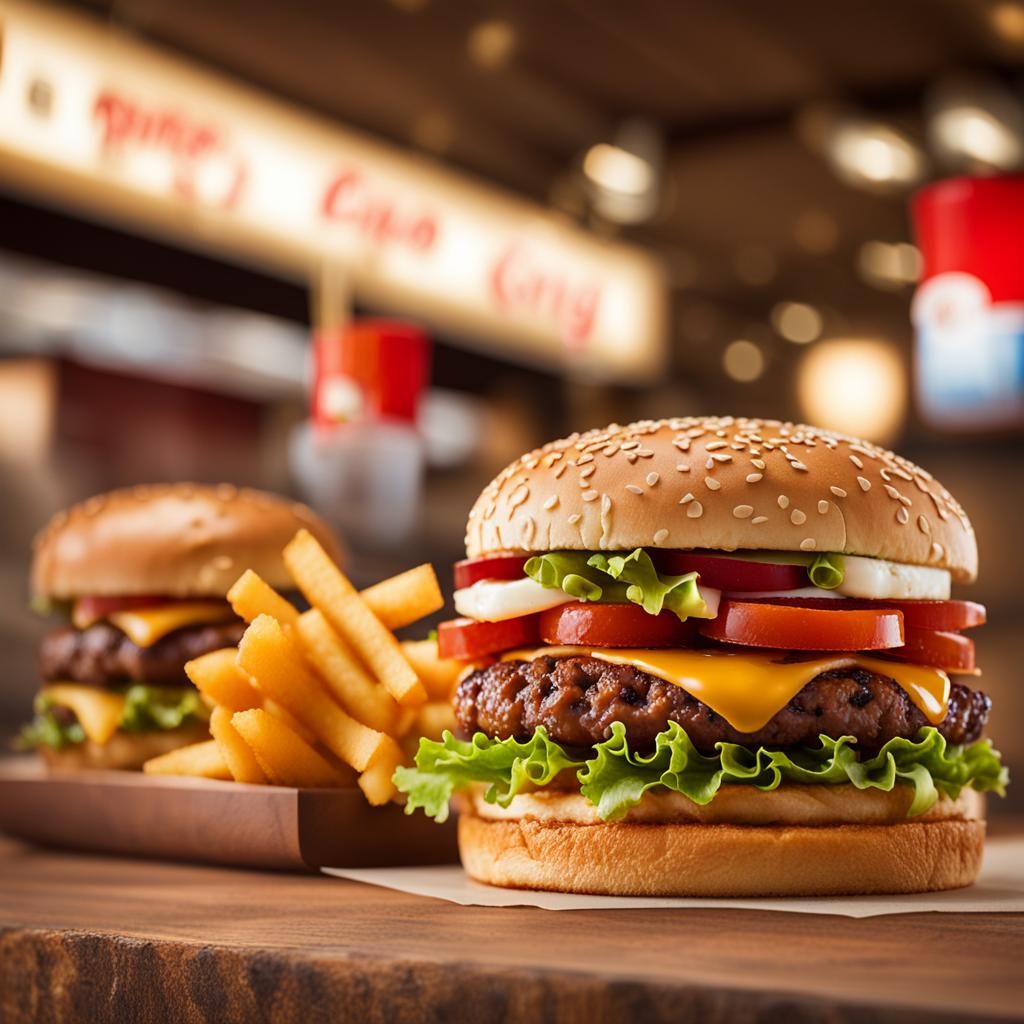 Burger King Hamburger: Professional Photography