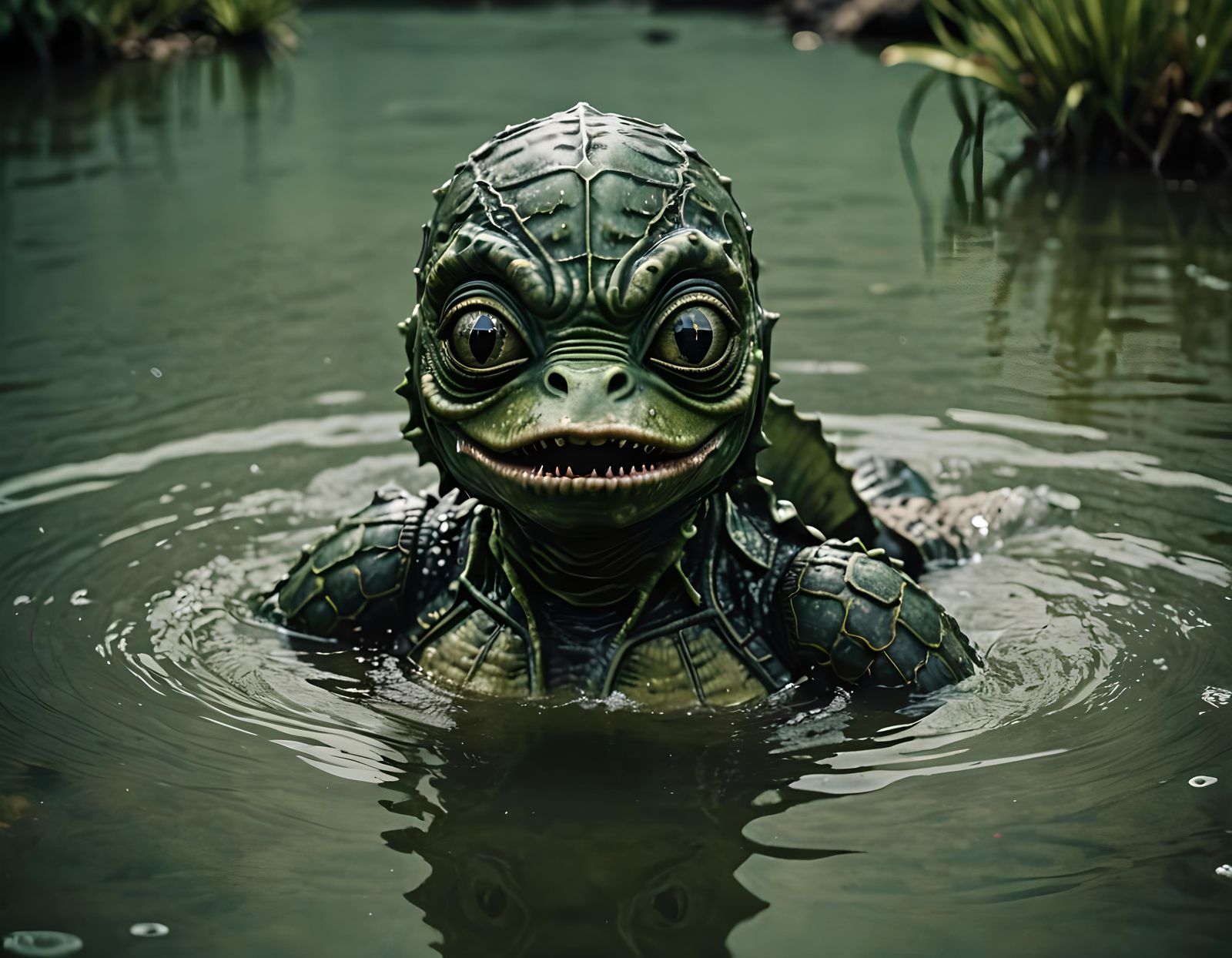 Cute Creature from the Black Lagoon Film Still