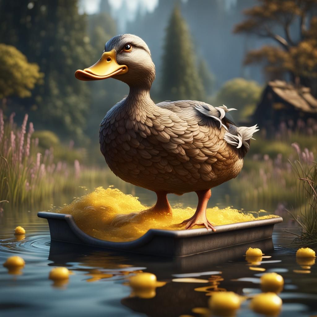 Duck Transformed: Detailed Matte Painting in Unreal Engine