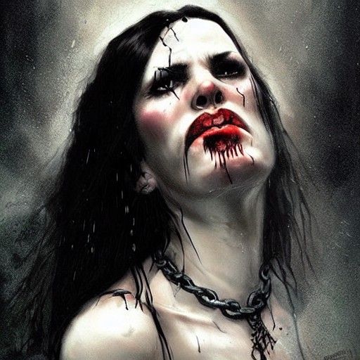 Sinister Kiss by the Crow Skull